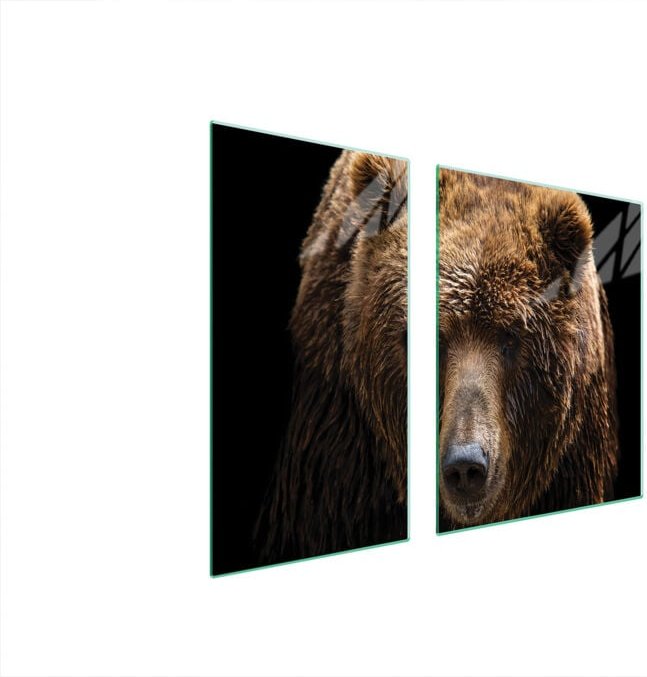 GLASSCHUTZPLATTE FÜR HERD 90x52 TEDDYBÄR