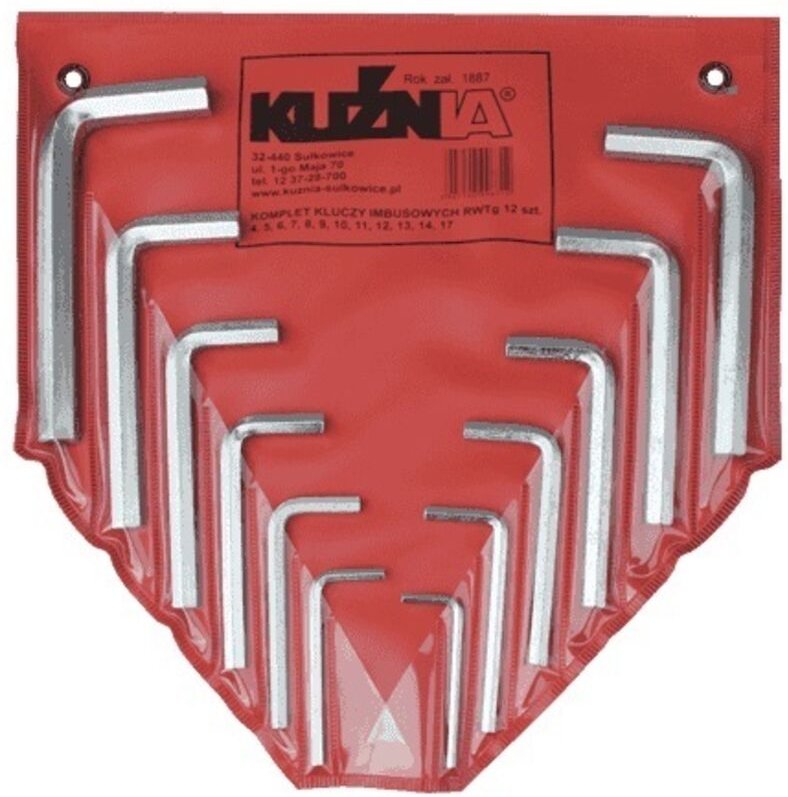 Satz Mit 12 Inbusschlüsseln - Ki 4-17/12