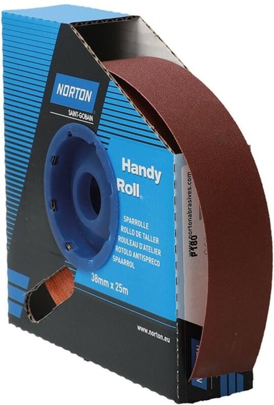 FP - Saint Gobain Norton Clipper Sparrolle R222 38 mmx25 m P180