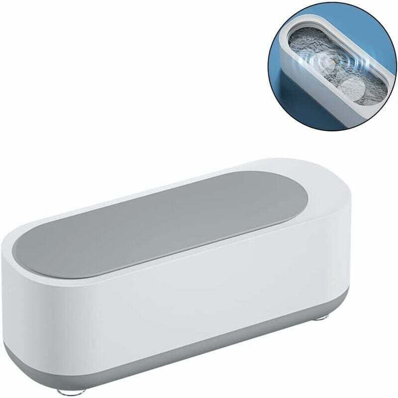 300 ml Ultraschallreiniger, Ultraschallreiniger, Ultraschalltank für Zahnersatz, Halskette, Ringe, Uhr, Geschirr, Münzen