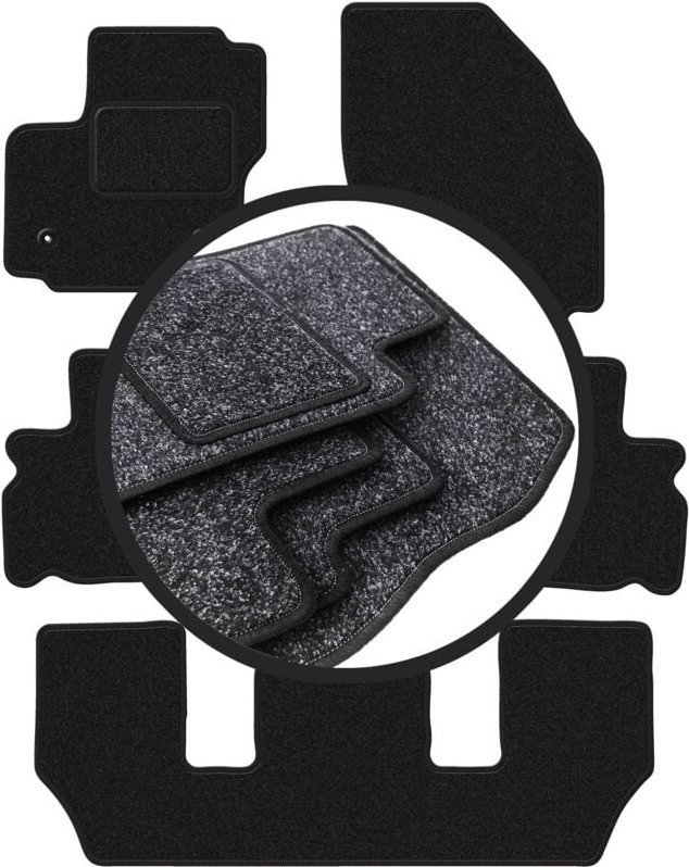 ANTHRA Autofußmatten für: Ford Galaxy MK2 FL 7-Sitzer (2012-2015)