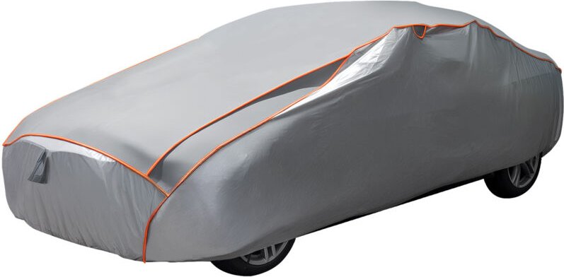 Wiltec - Vollgarage für Auto Größe m 431x165x119cm Schutz vor Hagel, wasserdicht, lackschonend, Autoabdeckung mit Luftsc...