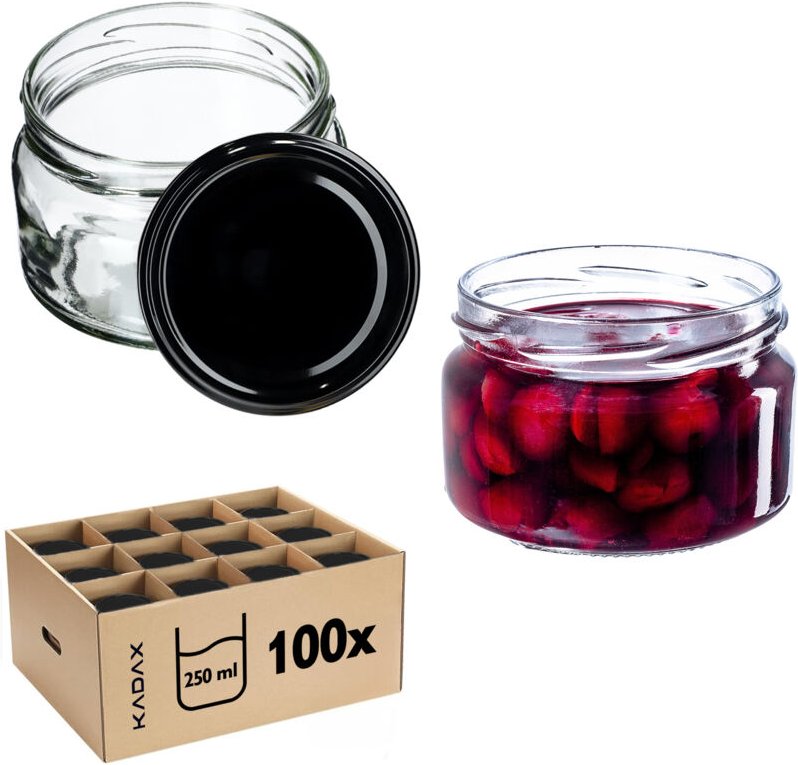 Glas Klara 250ml fi82 TO-250/1 Paket 100 Stück - Kadax