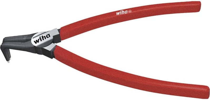 Wiha Sicherungsringzange Classic mit MagicTips® für Aussenringe (Wellen) mit abgewinkelter Form A 11, 140 mm (34704)
