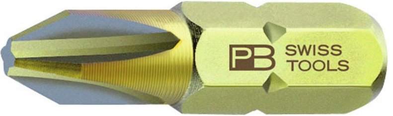 Precision Bit für Phillips, 1/4 Zoll, Kreuzschlitzgröße 3, 25 mm Länge - Pb Swiss Tools