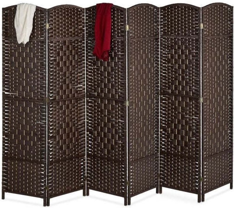 Sichtschutzwand mit 6 paneelen