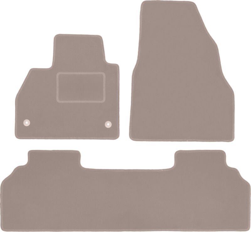 Beige Veloursmatten für: Renault Kangoo II Kombivan (2007-)