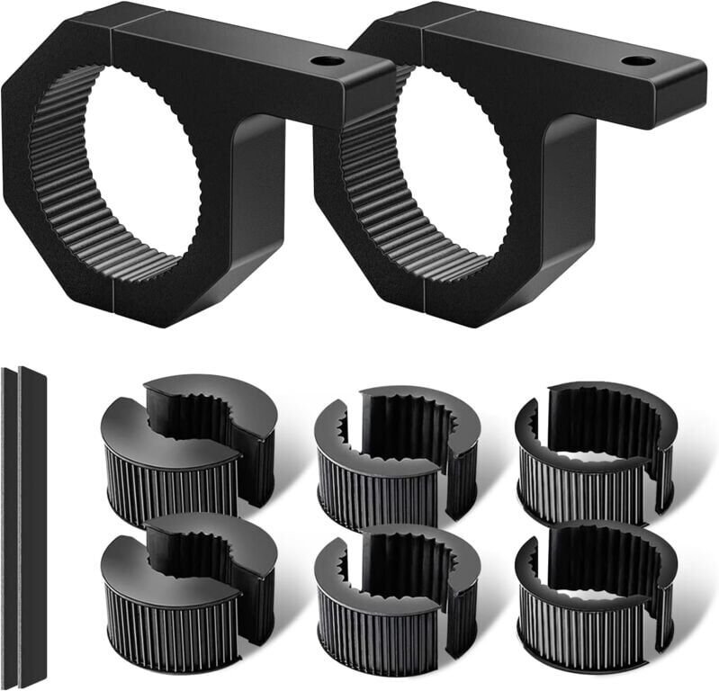 Support de lampe de travail 19-32mm, support de pince universel pour moto, 4x4, atv, utv, camion, bateau, galerie de toi...