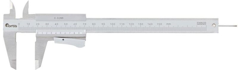 Thumbnail - Format - Taschenmessschieber Momentfeststellung 150 1/50 1/1000 fortis