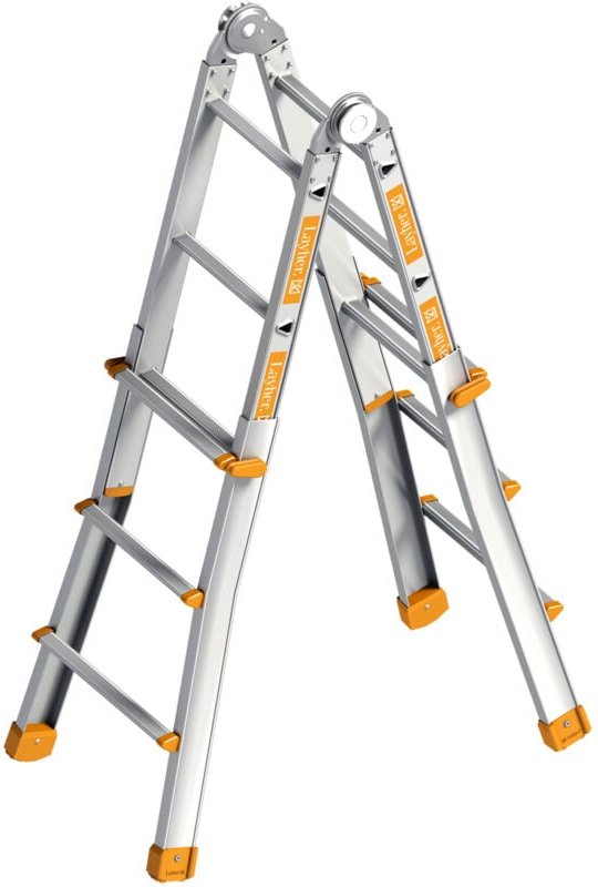 Layher Topic 1058 Teleskopleiter 4x3 Sprossen