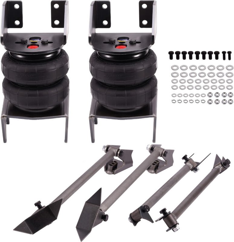 Universal Rear Weld-On Triangulated 4 Link Suspension Kit with 2500Lbs Luftbalg