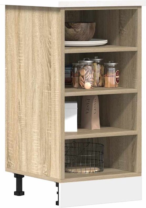 Thumbnail - Unterschrank Sonoma-Eiche 40x44,5x81,5 cm Holzwerkstoff - Vidaxl