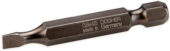 Koffer mit 10 S2 Schraubendreher-Bits, 50 mm, Gerade 3.0 Dogher 412-030-10