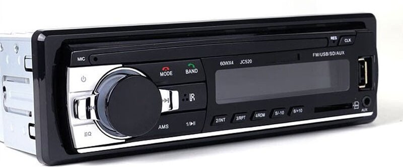 Autoradio mit Bluetooth Freisprecheinrichtung und Lenkrad-Fernbedienung, 1 din Autoradio MP3 Player/FM Radio, 1 usb Ansc...