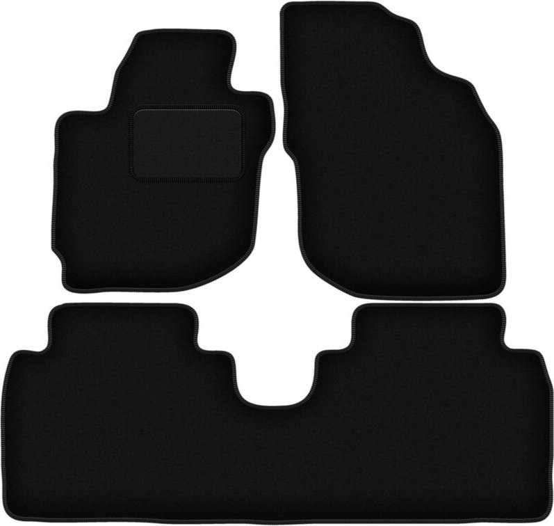 Schwarze Veloursmatten für: Mazda MPV II LW Minivan (1999-2006)