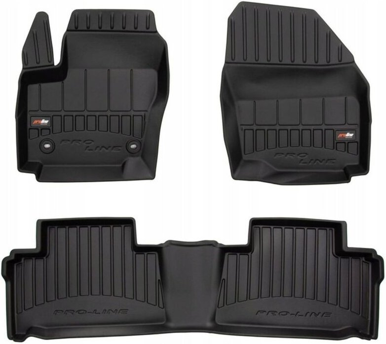 GUMMIMATTEN FORD S-MAX Mk1 2006-2015 3D DURCHGANG G