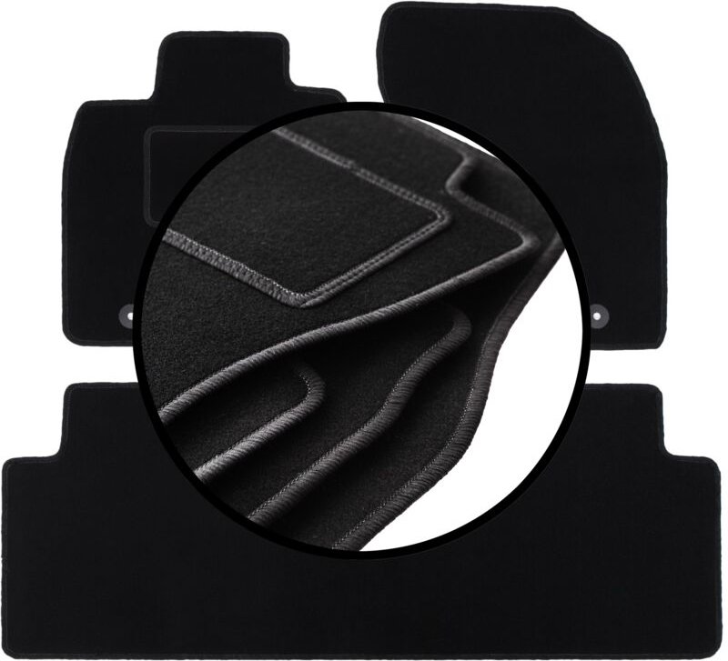 Veloursmatten-Satz für: Toyota Avensis III T27 Kombi, Liftback, Limousine (2009-2018)