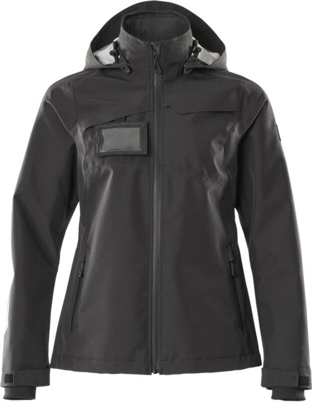 Hard Shell Jacke accelerate atmungsaktiv, wind- und wasserdicht Damen 18311 Gr. xl schwarz - Mascot