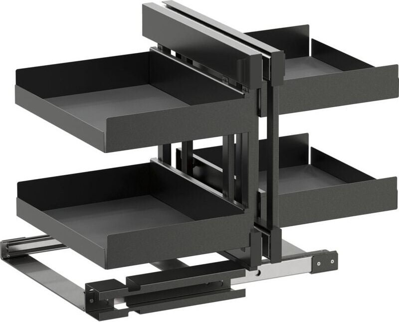 Vauth-sagel - Vauth Sagel vs Cor Flex Eckschrank Auszug Set Essentio für Küchenunterschränke mit kb 1000mm inklsusive Ab...