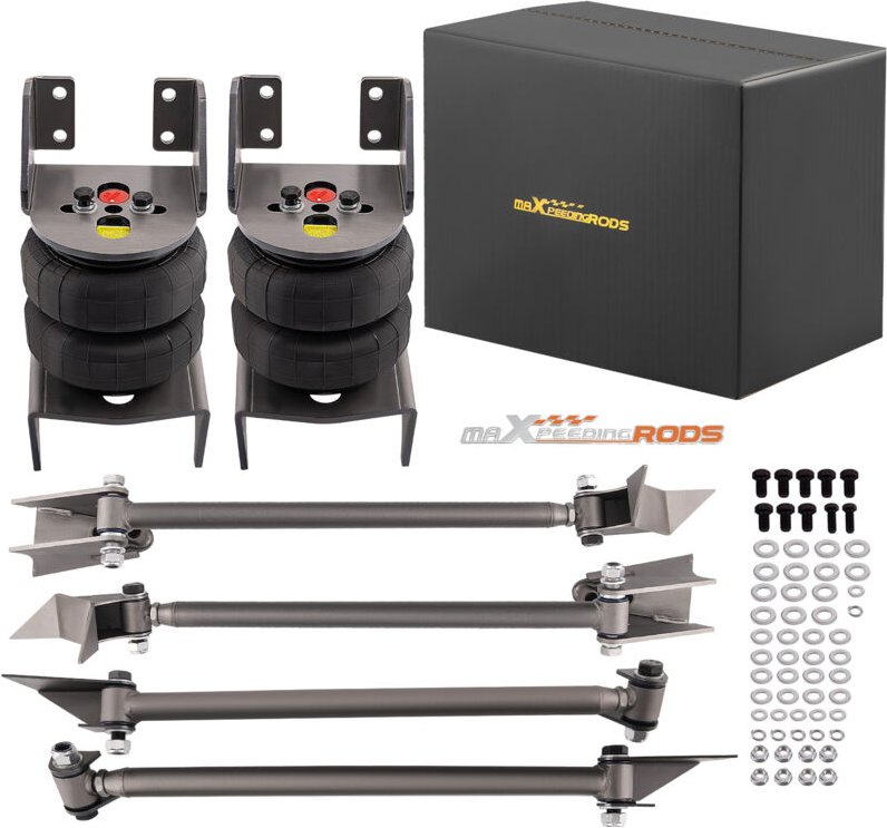 Universal Hintern Trianguliert 4 Link Kit 2500lbs Luftbalg for Pickup Trucks