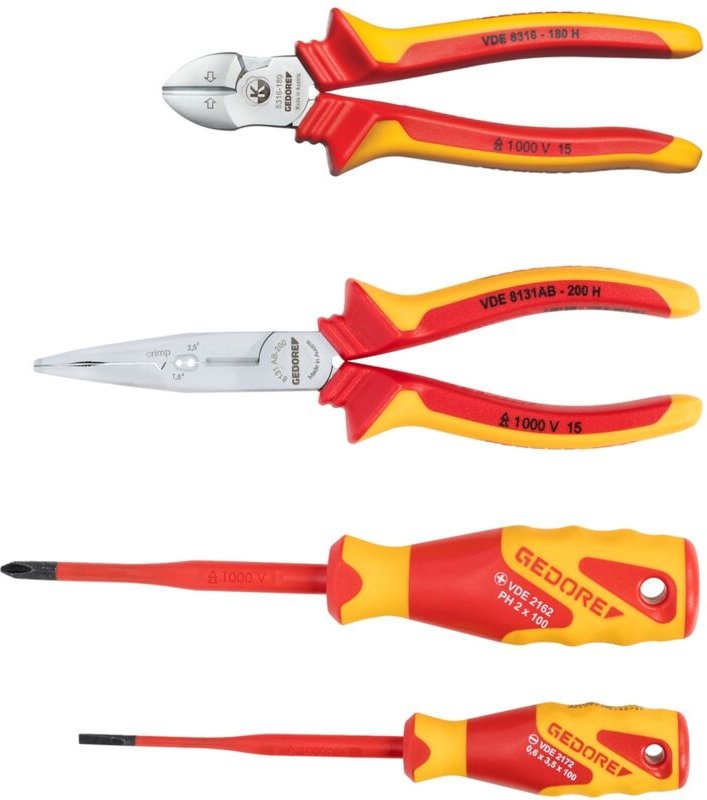 Gedore VDE-Werkzeugsatz 4-tlg.