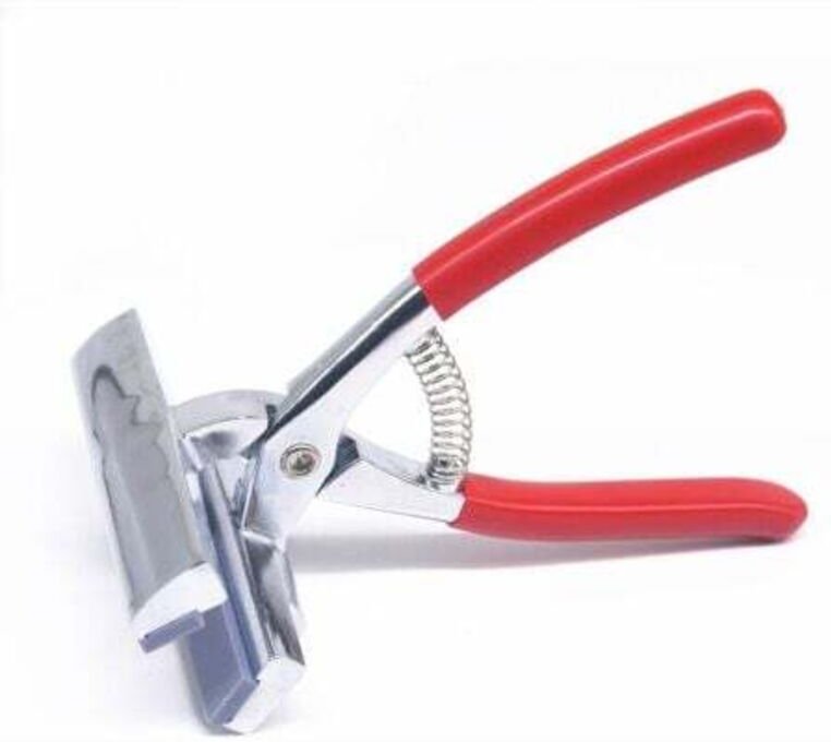 Jalleria - Keilrahmenklemme – 20 x 12 cm – Großes Polsterwerkzeug mit Federklemme aus Metalllegierung mit gepolsterten G...