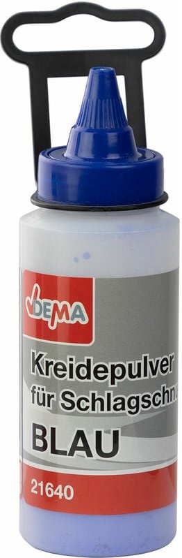 Kreidepulver blau für Schlagschnur 100g