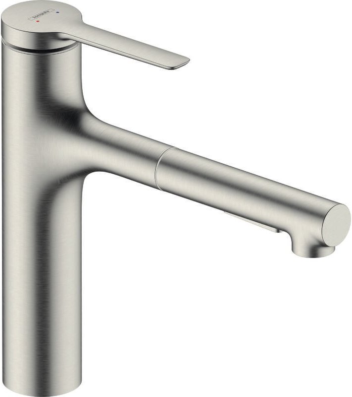 Zesis M33 - Spültischarmatur 160, mit ausziehbarem Brause, sBox lite, Design Edelstahl 74804800 - Hansgrohe