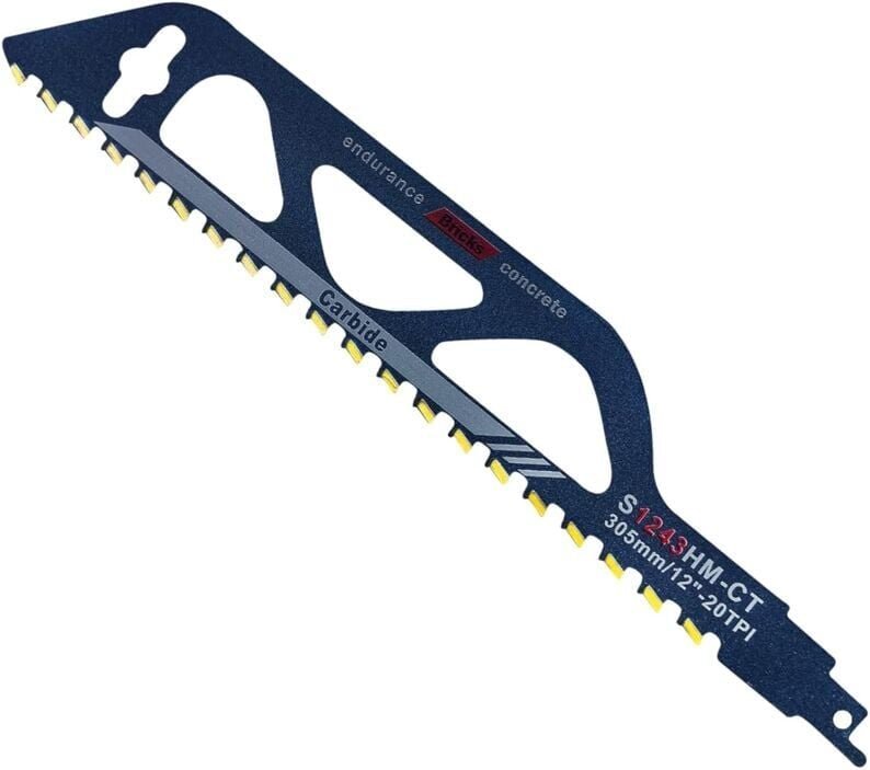 Säbelsägeblatt aus Wolframkarbidstahl für Metall, Holz, Stein, Säbelsägenzubehör für Porenbeton, Ziegel, Beton, Zementpl...