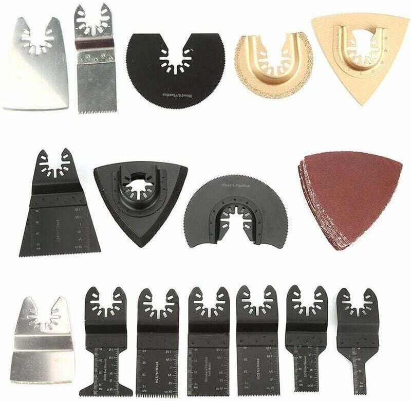 40 teile/satz Oszillierende Sägeblatt Multi-Tool Kit Multifunktions Oszillierende Bandsäge Kit Elektrowerkzeuge Reparatu...
