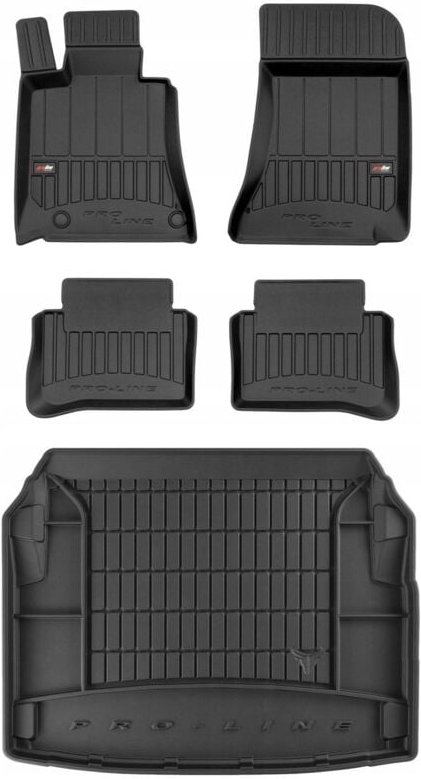 SET 3D Gummifußmatten Mercedes E W212 Limousine 2009-2016