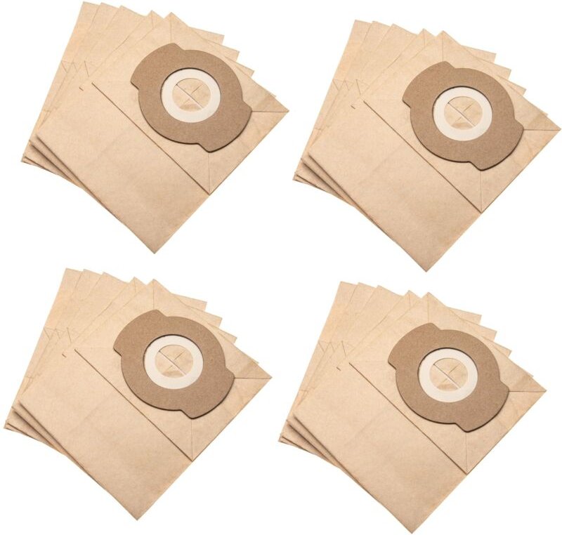 20x Staubsaugerbeutel Ersatz für Bosch 2609256F34 für Staubsauger - Papier, 18.1cm x 15,2cm, braun - Vhbw