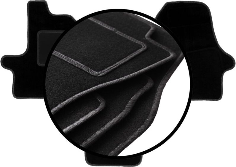 Komplettset Veloursmatten für: Citroen Jumper II Kastenwagen (2006-2014)