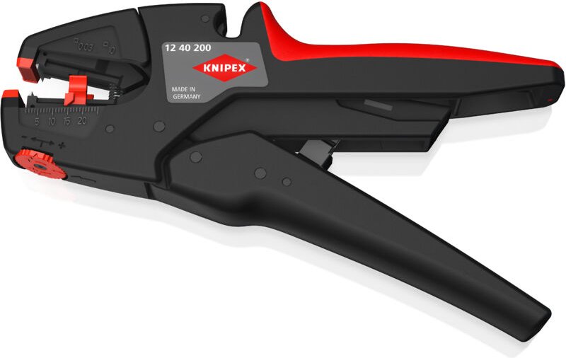 Thumbnail - Knipex - 12 40 200 ean Selbsteinstellende Abisolierzange 200 mm