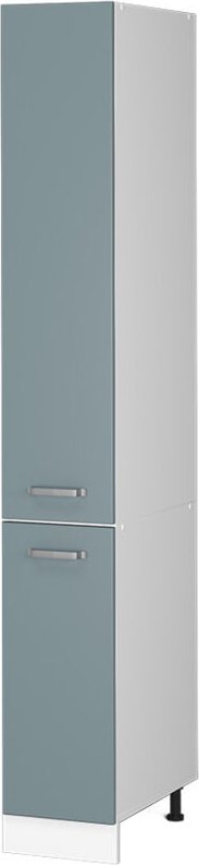 Vicco - Apothekerhochschrank R-Line, Blau-Grau, 30 cm