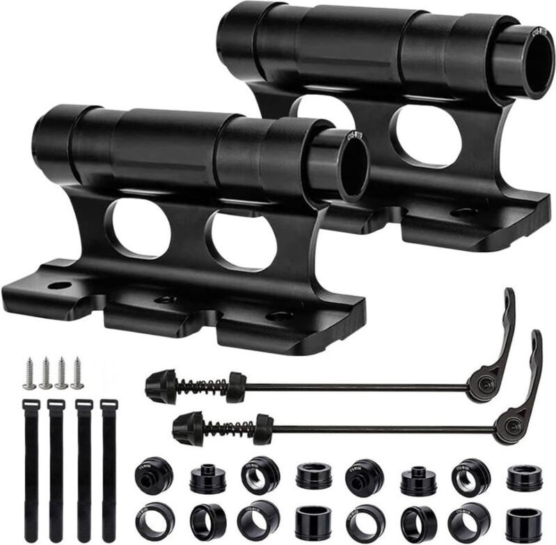 Gabrielle - 2-teilige Fahrradgabelhalterung, Autogabelhalterung, Fahrradgabelträger aus Aluminiumlegierung mit Schnellve...