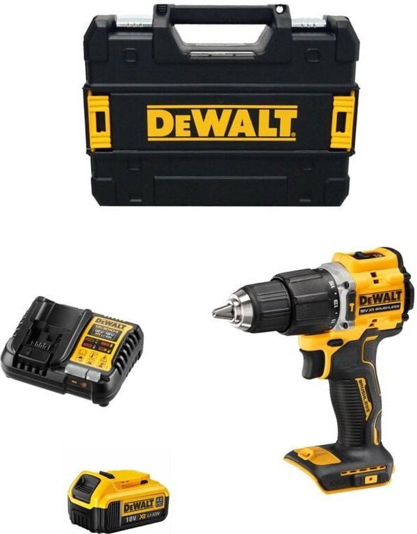 Schlagbohrschrauber Dewalt DCD100YM1T (1 x 4,0 Ah + DCB1104 + tstak ii)