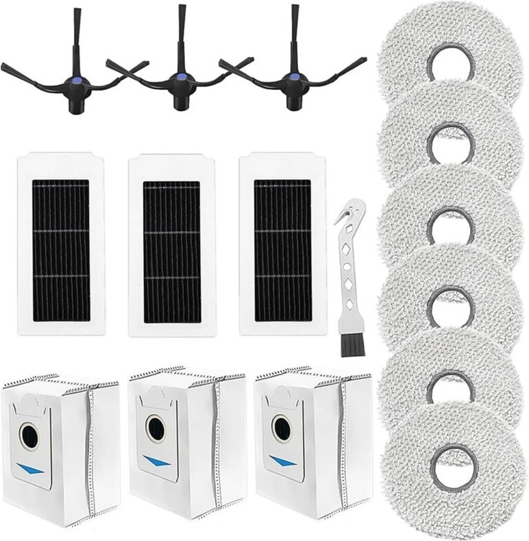 Thumbnail - Für X5 Omni/Pro Seitenbürste Hepa-Filter Mopptuch