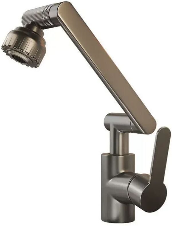 Robinet de cuisine flexible, robinet de salle de bain pivotant sans hauteur, robinet de cuisine, robinet de lavabo rotat...