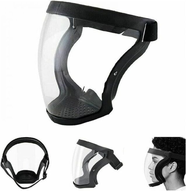 Antibeschlag-Gesichtsschutzschild, Super-Schutz-Gesichtsschutzschild, Anti-Staub-Vollgesichts-Sicherheitsschutzmaske, tr...