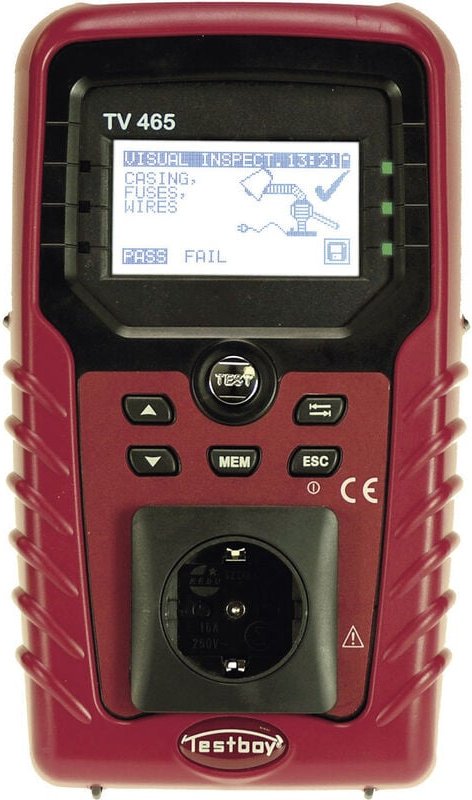 Testboy TV465 Gerätetester VDE-Norm 0701-0702