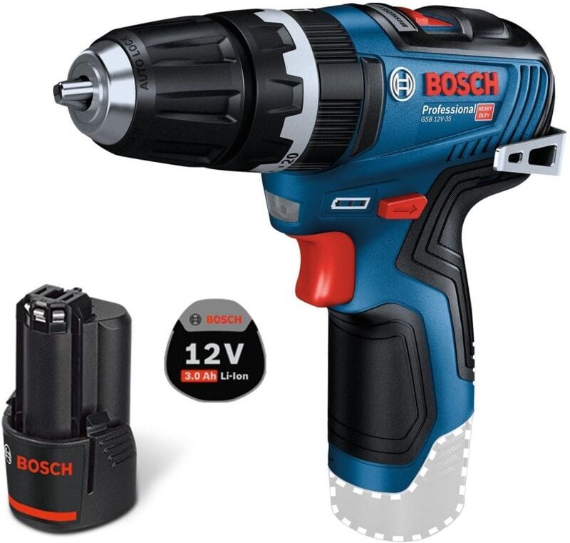 Akku-Schlagbohrschrauber gsb 12V-35 / 1x 3,0 Ah Akku - Bosch