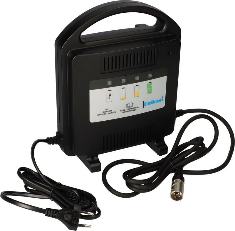 Verschiedene - Cellcon Ladegerät mit XLR-Stecker für Bleiakkus 24V 8A agm Gel Akkus
