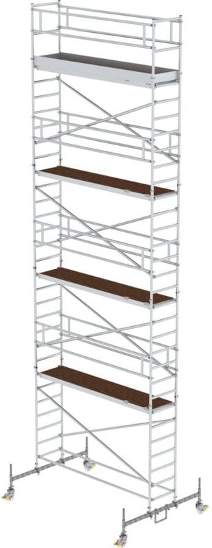 Günzburger Steigtechnik - Rollgerüst 0,75 x 3 m mit Fahrbalken Plattformhöhe 8,45 m - 156845