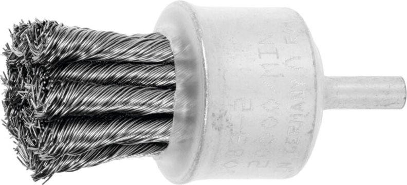 Lessmann ® - Lessmann Gezopfte Pinselbürste INOX-Draht, Bürsten-⌀xBorstenstärke: 28X0,50 mm