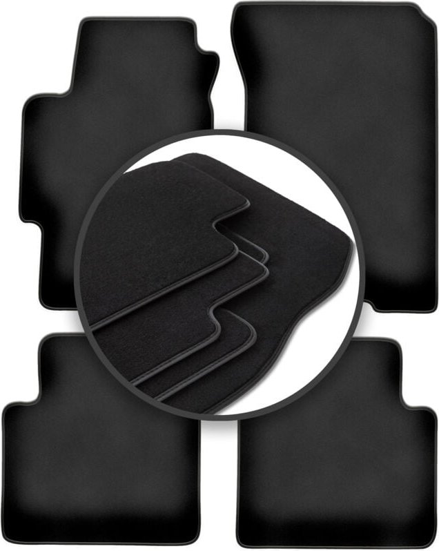 Premium-Fußmatten für: Honda Accord VI Kombi, Limousine, Type-R (1997-2002)