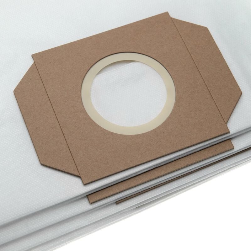 10x Staubsaugerbeutel kompatibel mit Thomas Inox 1545 s, Inox 1545 sfe Staubsauger - Mikrovlies, 34,2cm x 90,1cm, Weiß -...