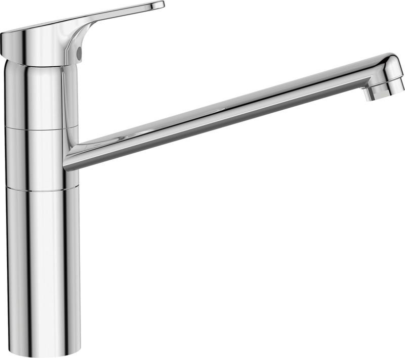 Solido CeraFit Küchenarmatur (hoher Auslauf) druckfest schwenkbare Armatur chrom