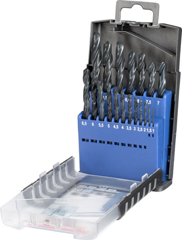 421920 hss Metall-Spiralbohrer-Set 19teilig din 338 Zylinderschaft 1 St. - KWB