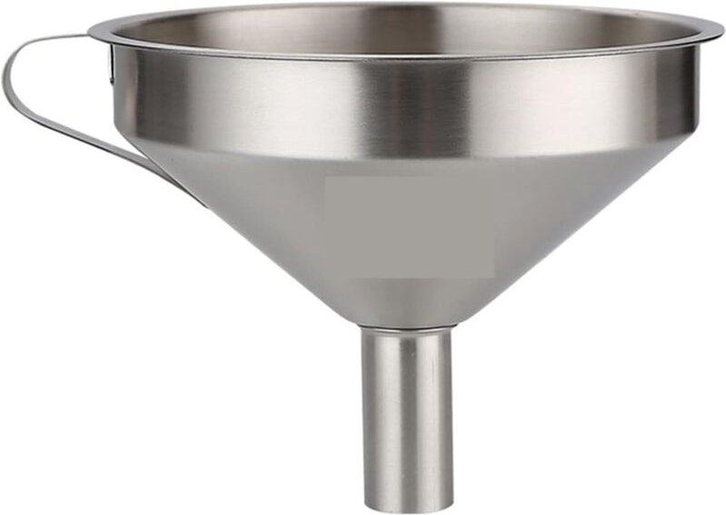 Dicker Edelstahltrichter, industrielle Kapazität, automatisches Betanken, Lebensmittel- und Flüssigkeitstransfer